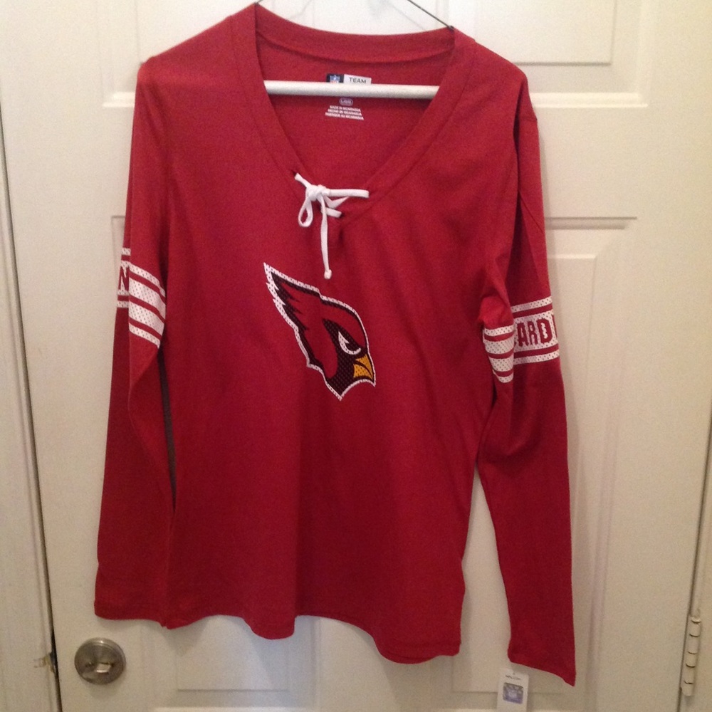 Lady's long sleeve large Cardinals shirt